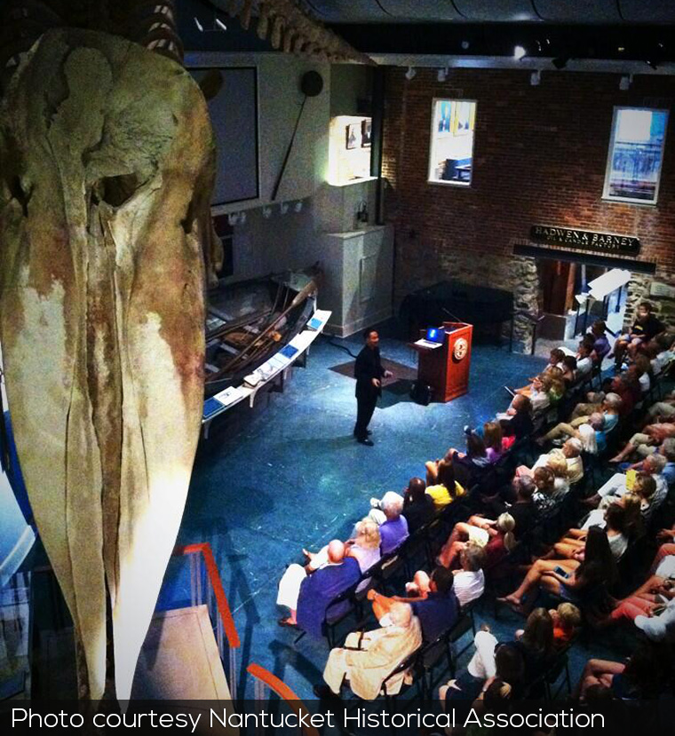 Tony Wu Nantucket Whaling Museum sperm whale presentation